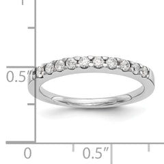 14k White Gold 1/3 carat Lab Grown Diamond VS/SI+ G+ Complete Wedding Band