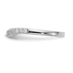 14k White Gold 1/3 carat Lab Grown Diamond VS/SI+ G+ Complete Wedding Band
