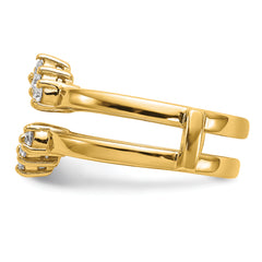 14k 1/3 carat Lab Grown Diamond VS/SI+ G+ Complete Ring Guard