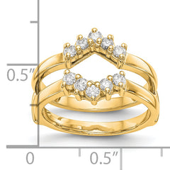 14k 1/3 carat Lab Grown Diamond VS/SI+ G+ Complete Ring Guard