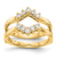 14k 1/3 carat Lab Grown Diamond VS/SI+ G+ Complete Ring Guard
