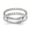 Lab-Grown Diamond Ring Guard in 14K White Gold, 5.5mm (1/2 ct. tw.), Size 7 - Sophia Jewelers