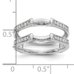 14K White Gold Lab Grown Diamond VS/SI+ G+ Guard