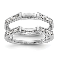 14K White Gold Lab Grown Diamond VS/SI+ G+ Guard