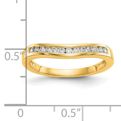 14k 1/5 carat Lab Grown Diamond VS/SI+ G+ Complete Fashion Band