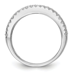 14k White Gold 5/8 carat Lab Grown Diamond VS/SI+ G+ Complete Fashion Band