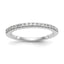 Lab-Grown Diamond Wedding Band in 14K White Gold, 1.8mm (1/3 ct. tw.), Size 7 - Sophia Jewelers