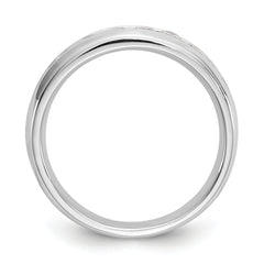 14k White Gold 5/8 carat Lab Grown Diamond VS/SI+ G+ Nine Stone Complete Fashion band