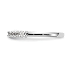 14k White Gold 1 carat Lab Grown Diamond VS/SI+ G+ Ten Stone Complete Fashion band