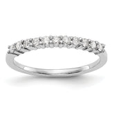 Platinum 11-Stone (Holds 11-1.6mm Round) Wedding Band Mounting (No Stone Included)