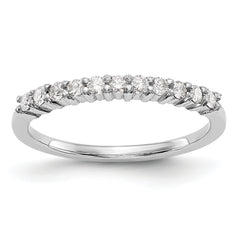 Platinum 11-Stone (Holds 11-1.6mm Round) Wedding Band Mounting (No Stone Included)