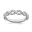 Lab-Grown Diamond Wedding Band in 14K White Gold, 2.9mm (1/3 ct. tw.), Size 7 - Sophia Jewelers