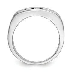 14k 3/4 carat Lab Grown Diamond VS/SI+ G+ Complete Men's Band