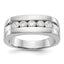 14k 3/4 carat Lab Grown Diamond VS/SI+ G+ Complete Men's Band