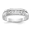Men's Lab-Grown Diamond Channel Band in 14K White Gold, 3mm (1/2 ct. tw.), Size 10 - Sophia Jewelers