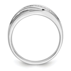 14k White Gold 1/4 carat Lab Grown Diamond VS/SI+ G+ Complete Men's Ring