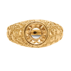 14k 7/8 carat Lab Grown Diamond VS/SI+ G+ Complete Men's Ring