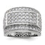 Men's Lab-Grown Diamond Heirloom Ring in 14K White Gold (3 ct. tw.), Size 10 - Sophia Jewelers