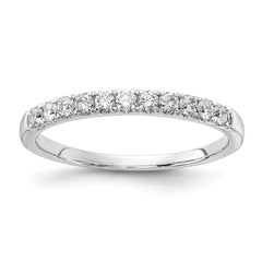 10k White Gold 1/3 carat Lab Grown Diamond VS/SI+ G+ Complete Wedding Band