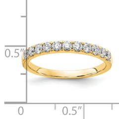 14k 1/2 carat Lab Grown Diamond VS/SI+ G+ Complete Wedding Band