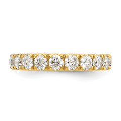 14k 1 carat Lab Grown Diamond VS/SI+ G+ Complete Wedding Band