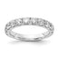 Lab-Grown Diamond Wedding Band in 14K White Gold, 2.25mm (1 1/2 ct. tw.), Size 9 - Sophia Jewelers