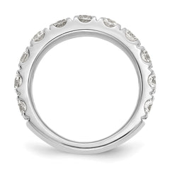 14k White Gold 2 carat Lab Grown Diamond VS/SI+ G+ Complete Wedding Band