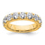 Lab-Grown Diamond Wedding Band in 14K Yellow Gold (3 ct. tw., VS+ F+), Size 7 - Sophia Jewelers