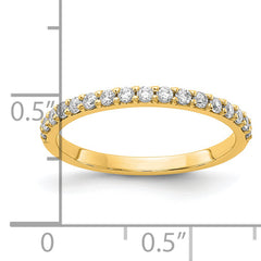 14k 1/3 carat Lab Grown Diamond VS/SI+ G+ Complete Band