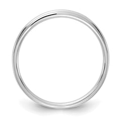 14k White Gold 1/10 carat Lab Grown Diamond VS/SI+ G+ Complete Channel Set Band