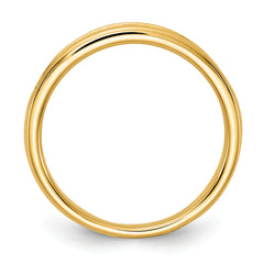 14k 1/3 carat Lab Grown Diamond VS/SI+ G+ Complete Channel Set Band