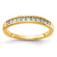 Channel-Set Lab-Grown Diamond Wedding Band in 14K Yellow Gold, 2.25mm (1/3 ct. tw., VS/SI+ G+), Size 7 - Sophia Jewelers