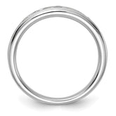 14k White Gold 1/2 carat Lab Grown Diamond VS/SI+ G+ Complete Channel Set Band