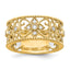 14k 1/4 carat Lab Grown Diamond VS/SI+ G+ Complete Fashion Band