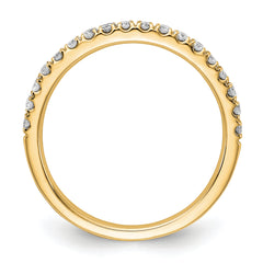 14k 1/3 carat Lab Grown Diamond VS/SI+ G+ Complete Wedding Band