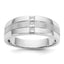 Men's Diamond Ring in 14K White Gold, 4mm (1/4 ct. tw.), Size 10 - Sophia Jewelers