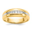 Men's Diamond Ring in 14K Yellow Gold, 4mm (1/4 ct. tw.), Size 10 - Sophia Jewelers
