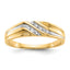 Men's Diamond Ring in 14K Yellow Gold, 2mm (1/20 ct. tw.), Size 10 - Sophia Jewelers