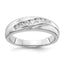Men's Seven-Stone Diamond Ring in 14K White Gold (1/3 ct. tw.), Size 10 - Sophia Jewelers
