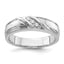 Men's Diamond Ring in 14K White Gold, 5mm (1/15 ct. tw.), Size 10 - Sophia Jewelers