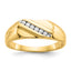 Men's Diamond Ring in 14K Yellow Gold (1/8 ct. tw.), Size 10 - Sophia Jewelers