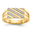 Men's Diamond Ring in 14K Yellow Gold, 3mm (1/4 ct. tw.), Size 10 - Sophia Jewelers