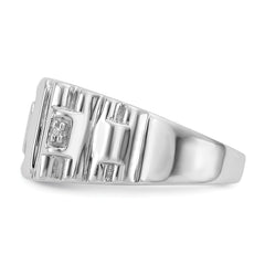 14KW AA Diamond men's ring