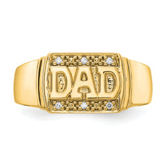 14k AA Diamond men's ring