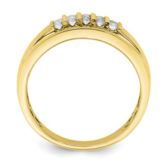 10k 1/2 carat Lab Grown Diamond VS/SI+ G+ Complete Men's Ring