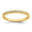 10k 1/15 carat Lab Grown Diamond VS/SI+ G+ Complete Wedding Band