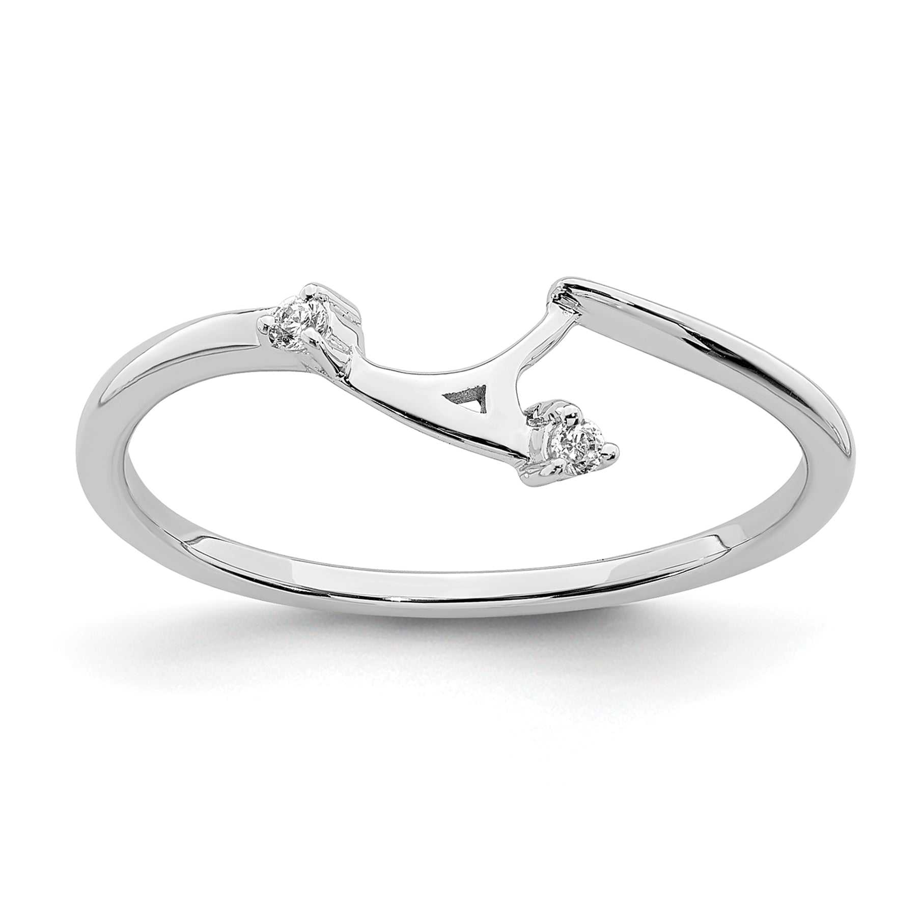 14K White Gold Lab Grown Diamond VS/SI+ G+  Fitted Band