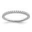14k White Gold 1/4 carat Lab Grown Diamond VS/SI+ G+ Complete Size 9 Wedding Band