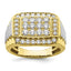 IBGoodman Men's Lab-Grown Diamond Ring in 10K Yellow Gold (1 3/8 ct. tw.), Size 10 - Sophia Jewelers