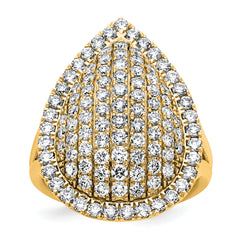 14k 2 carat Lab Grown Diamond VS/SI+ G+ Complete Fashion Ring